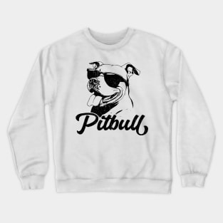 Pitbull dog Crewneck Sweatshirt